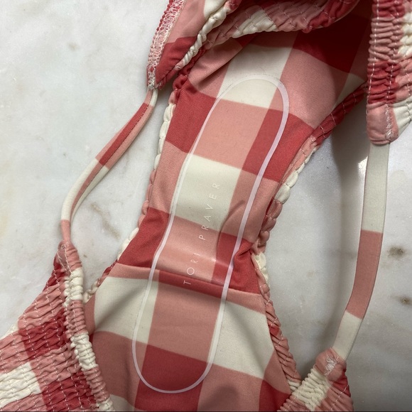 NEW Tori praver gingham bikini bottoms - Picture 4 of 5